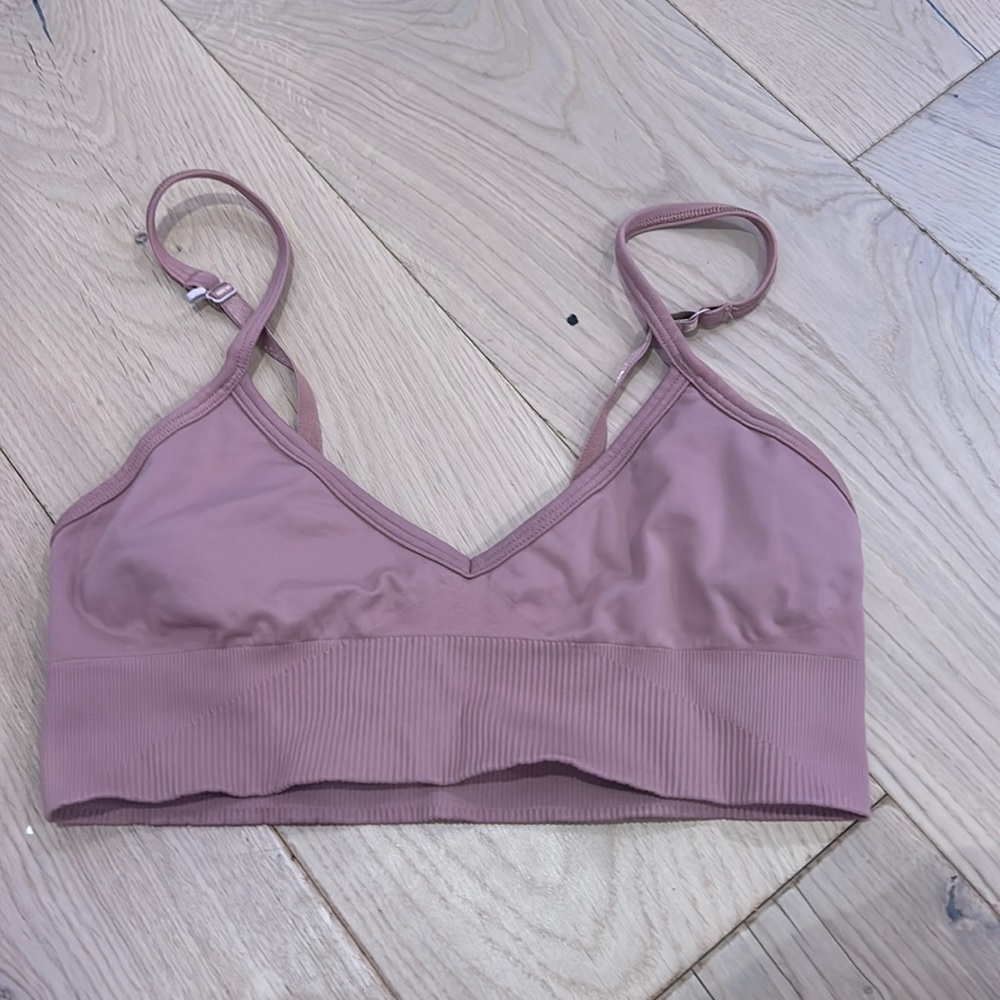 mauve sports bra